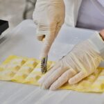 Pasta making at the Fete du Citron on the French Riviera