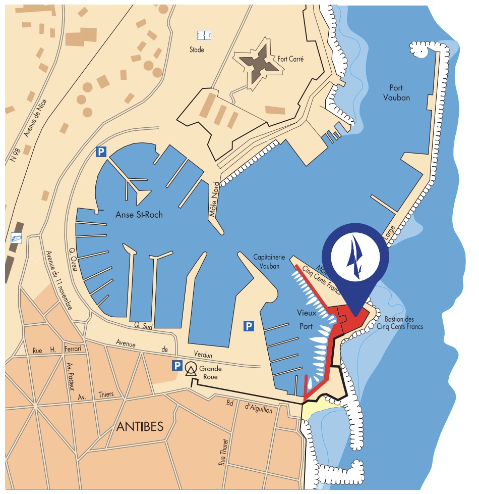 How to find sailing regatta in Antibes