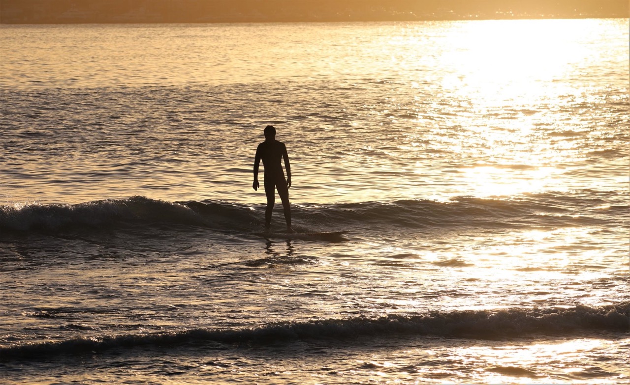 Surfing French Riviera, Côte d'Azur, Mediterranean