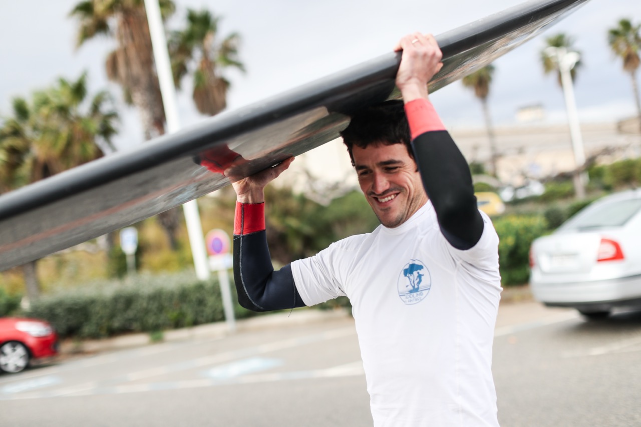 Surfing French Riviera, Côte d'Azur, Mediterranean