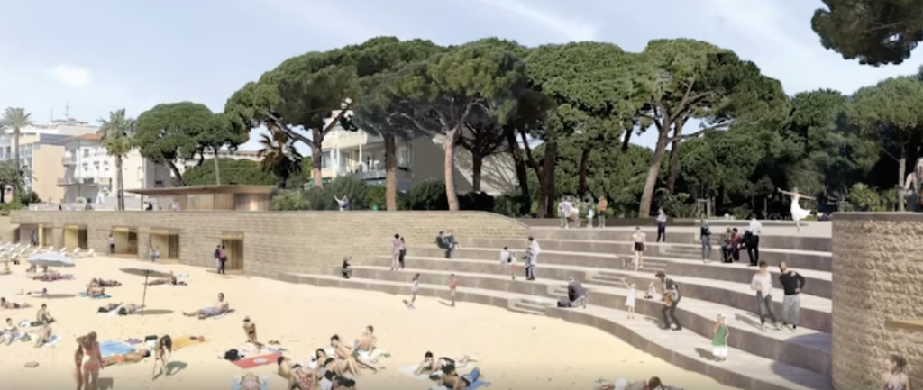 La Pinede staircase