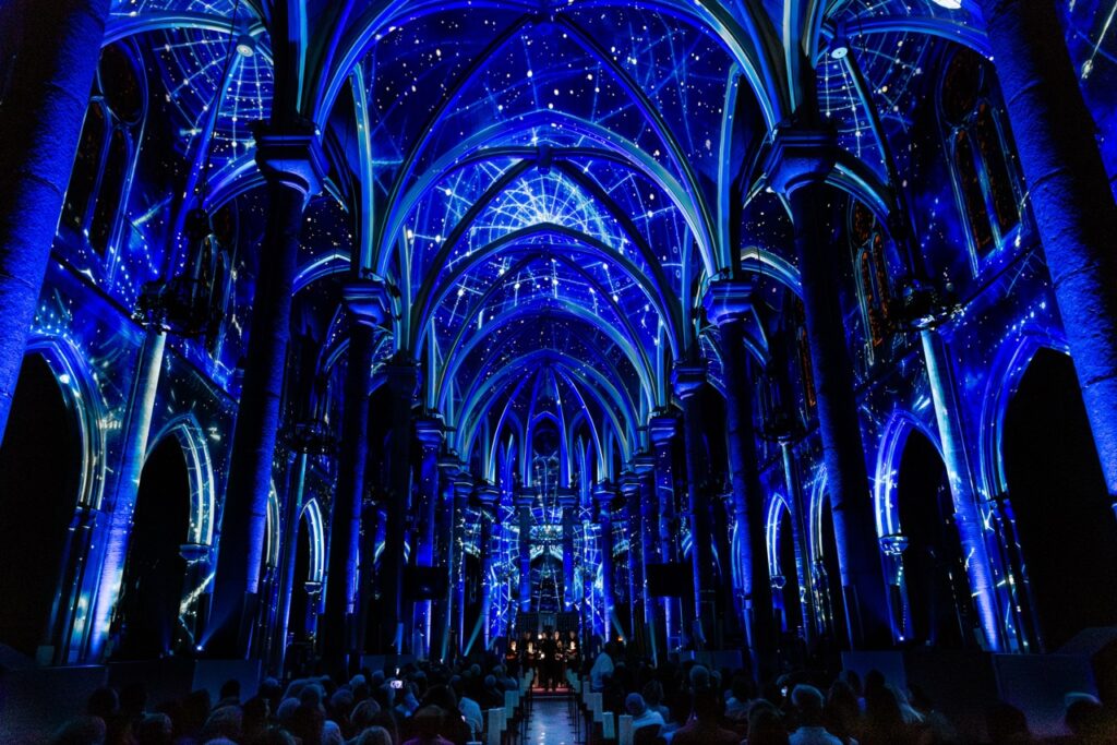 LUMINISCENCE show, Notre Dame Basilica in Nice
