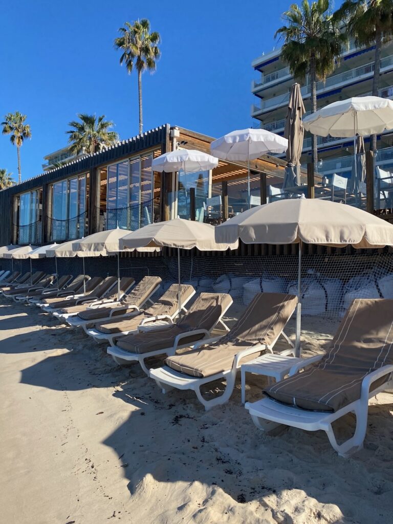 beach restaurant, Juan les Pins