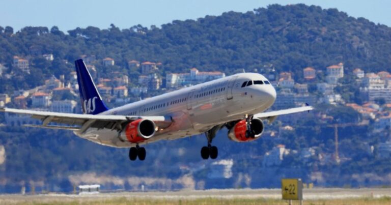 SAS Scandinavian Airlines Sweden Nice French Riviera