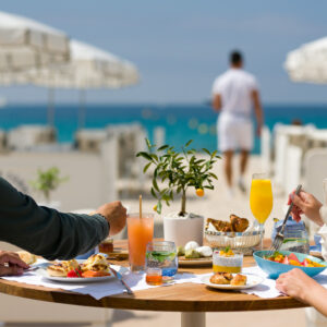 Carlton Beach Club restaurant/ best gifts on the French Riviera