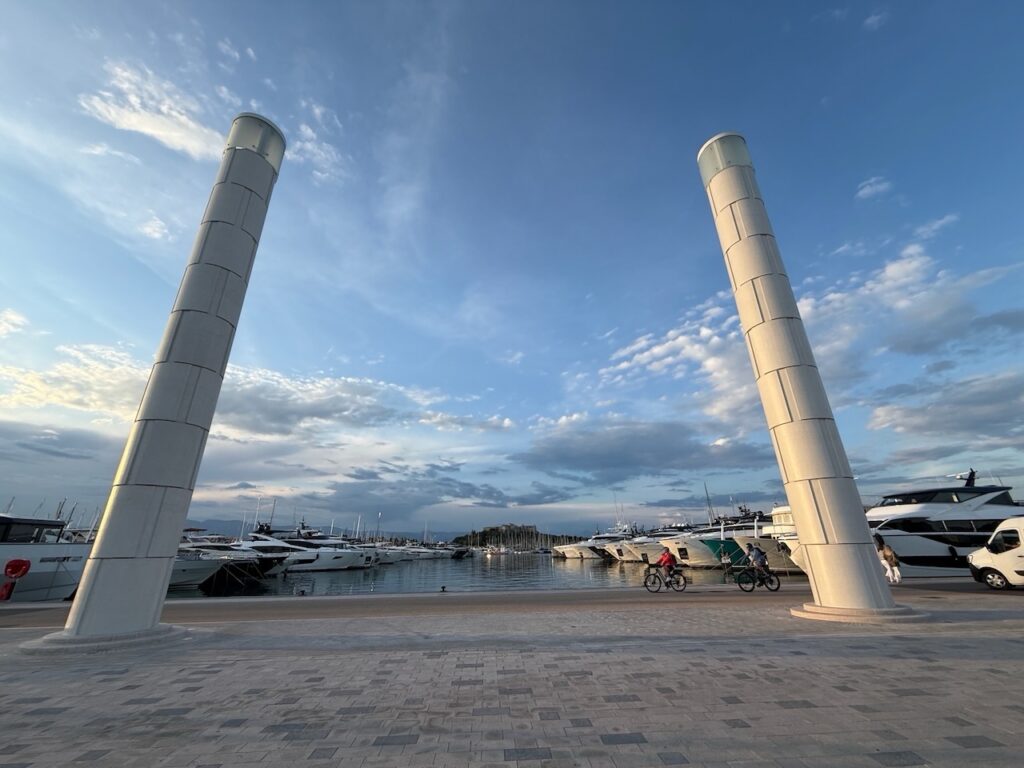 Port Vauban Columns, Antibes
