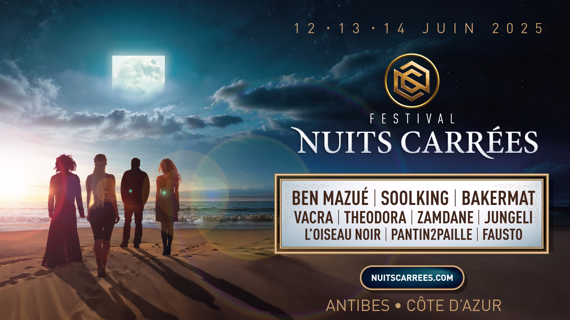 Nuit Carrees Antibes music festival