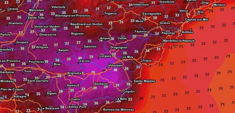 French Riviera Faces Scorching Weekend Heatwave
