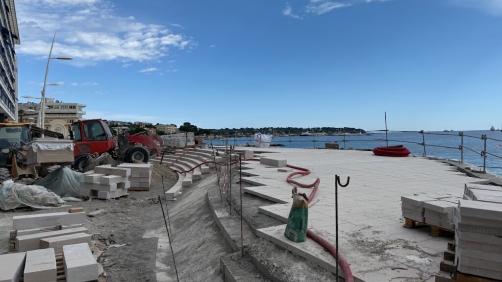 Juan les Pins beachfront renovations