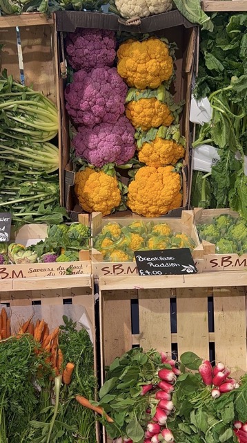 Fresh vegetables at market, good for circadian rhythm