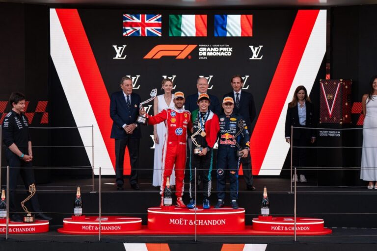 Monaco Grand Prix podium