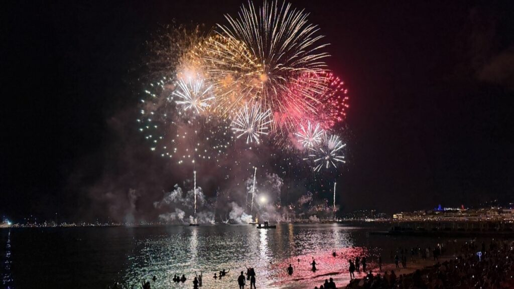Feux d'artifice Cannes